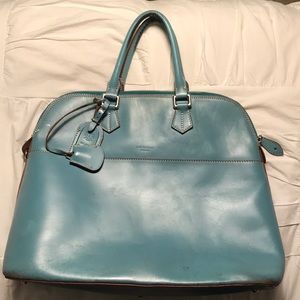 Boldrini Baby Blue Leather shoulder bag